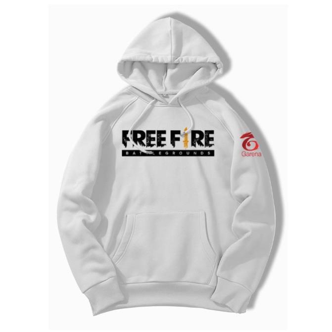 SALE- Áo Hoodie Trắng FREE FIRE Sống Dai Thành Huyền Thoại Vải Nỉ Mềm Mịn Cao Cấp - áo FF chất