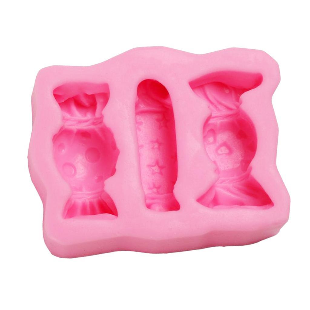 Candy Sweet DIY Fondant Cake Mould Silicone Baking Mold Cake Decoration Tray