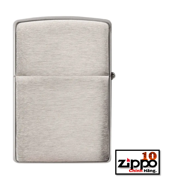 Bật lửa Zippo Armor 162  NHÁM TRẮNG VỎ DÀY-Brushed Chrome - Chính hãng 100%