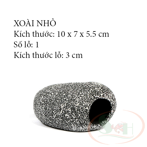 Hang gốm đồ chơi trang trí bể cá chuột pleco tôm tép cảnh