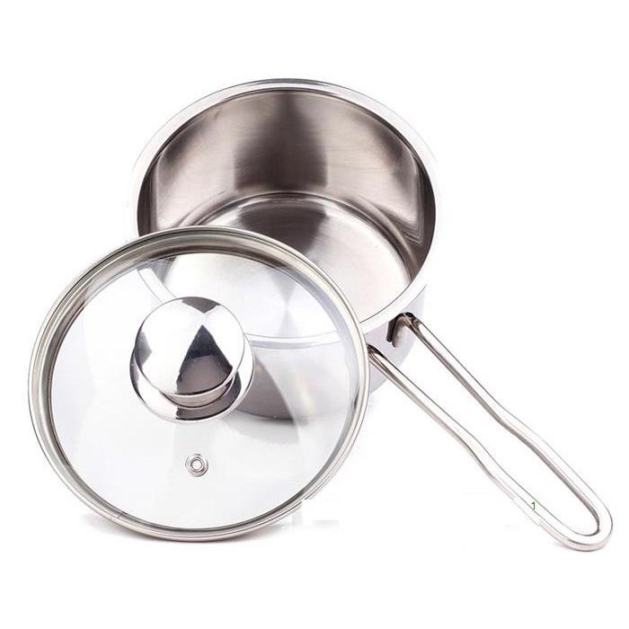 Quánh nấu bột inox 3 đáy Fivestar đun từ được nhiều cỡ nắp kính Xoong Nồi quấy bột Fivestar chống dính