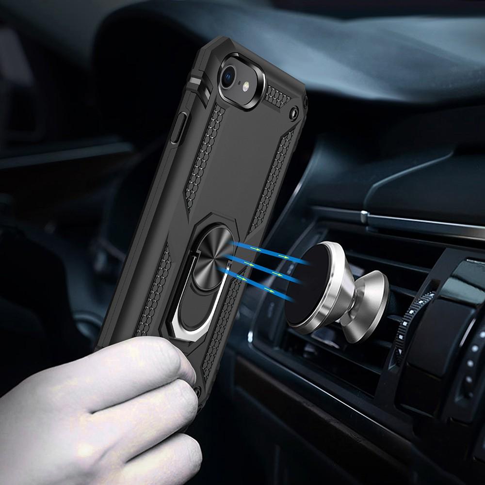 Ốp lưng dành cho iPhone SE 2020 chống sốc 2 lớp kèm nhẫn iring làm giá đỡ