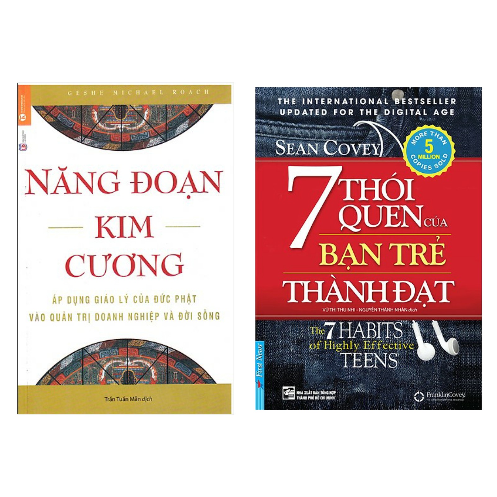 Combo 2 Cuốn Sách Kỹ Năng Hay: Năng Đoạn Kim Cương + 7 Thói Quen Của Bạn Trẻ Thành Đạt / Những Cuốn Sách Kỹ Năng Sống - Kỹ Năng Làm Việc Hay Nhất Thời Đại