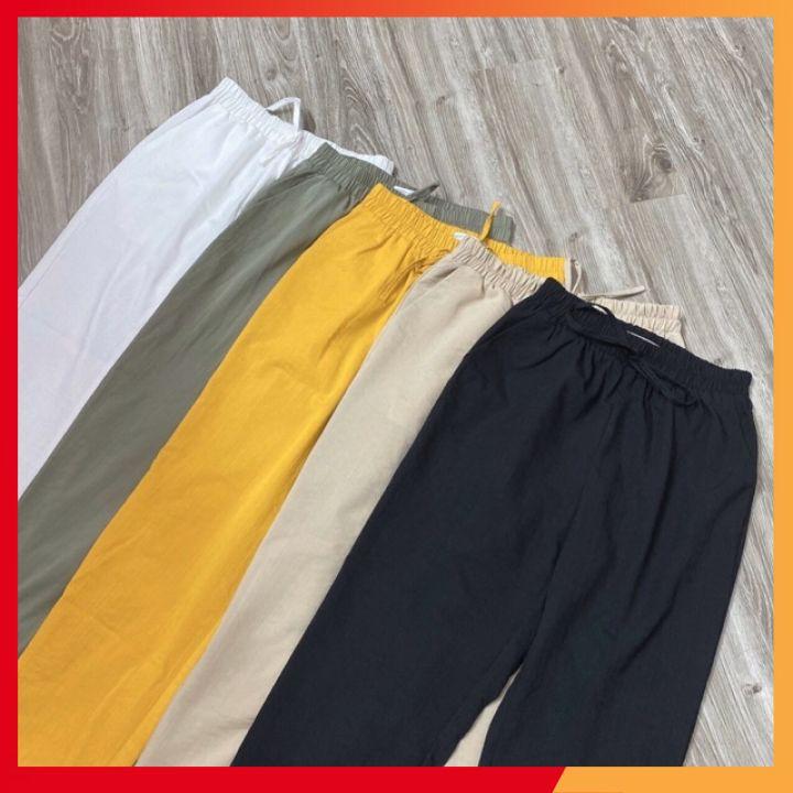 Quần baggy nữ ️ ĐẸP BỀN RẺ ️ Quần dài đũi thiết kế kiểu dáng baggy dễ phối đồ, chất vải dày dặn siêu mềm mịn