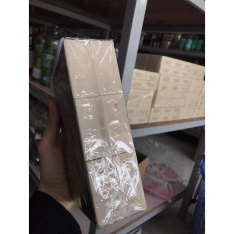Xà phòng cám gạo sữa tươi Thái Lan lốc 12 bánh xà phòng trắng da Thái Lan JAM RICE MILK SOAP nhập khẩu chính hãng
