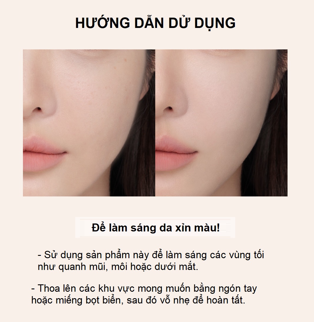 Kem Che Khuyết Điểm 3CE SKIN FIT COVER LIQUID CONCEALER 5.2G Đa Năng Giúp Che Khuyết Điểm Tự Nhiên Cho Lớp Trang Điểm Hoàn Hảo