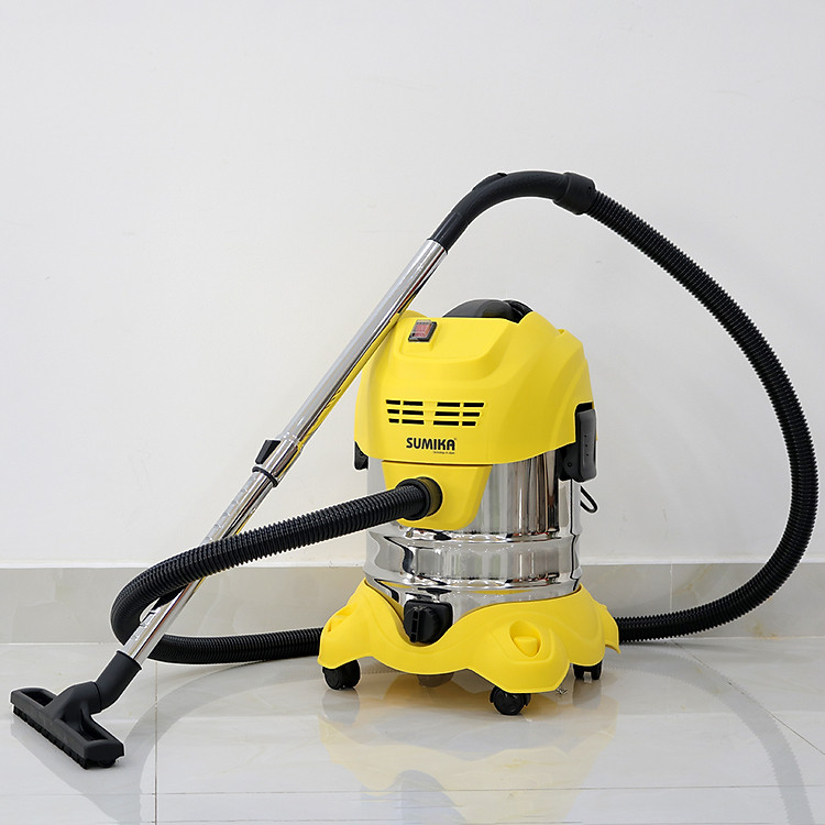 Máy hút bụi công nghiệp Sumika K20 - dung tích 20 lít - công suất 1600W - hút bụi khô - ướt - hàng chính hãng