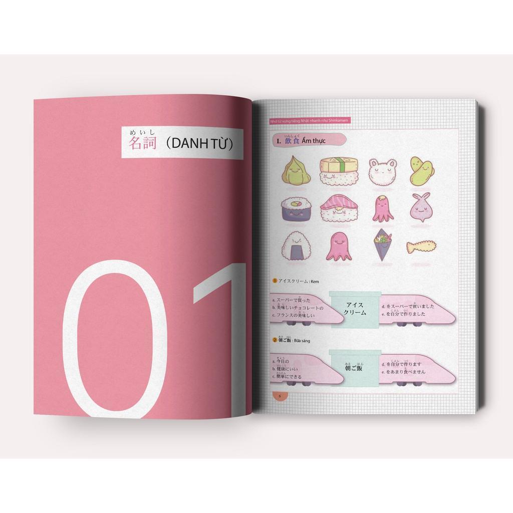 Sách - Nhớ Từ Vựng Tiếng Nhật Nhanh Như Shinkanzen - MCBooks