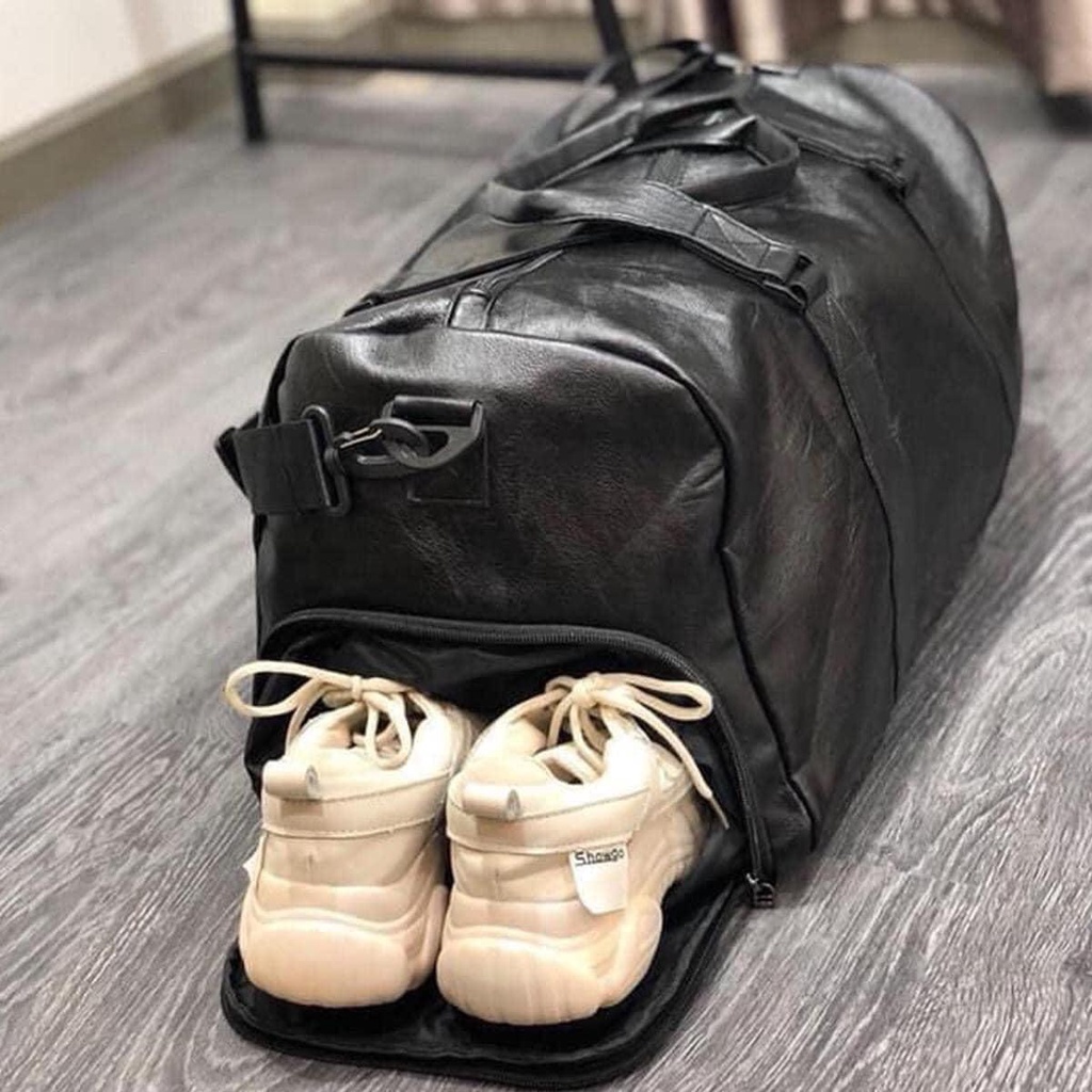 Túi du lịch túi trống thể thao chống nước da cao cấp có ngăn để giày riêng biệt loại đẹp