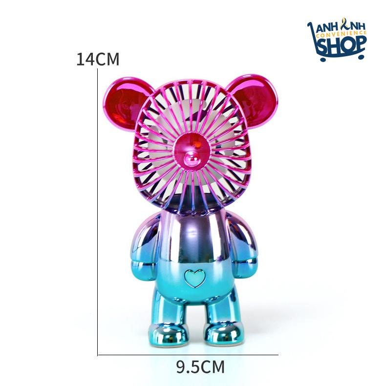 Quạt BearB**ck Cầm Tay 3 Mức Gió Dễ Thương