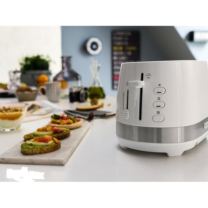 Máy Nướng Bánh Mì Delonghi CTLA2103.W (800W) - Trắng - Hàng chính hãng