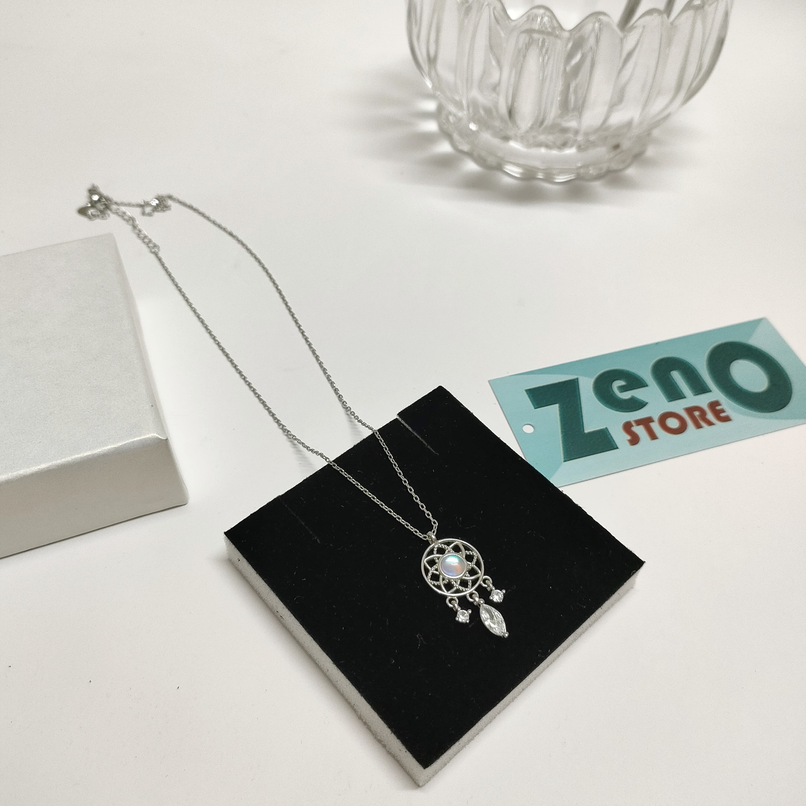 Vòng cổ dreamcatcher , dây chuyền hợp kim bạc 925 dành cho nữ DC05