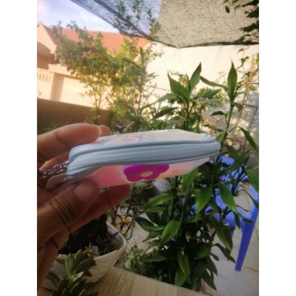 MÓC KHÓA BÓP. MÓC KHÓA VÍ HOLOGRAM DÁNG BẦU GẮN STICKER