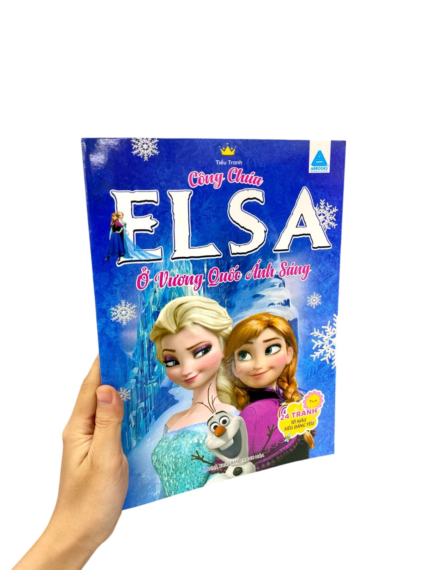 Sách - Công Chúa Elsa Ở Vương Quốc Ánh Sáng