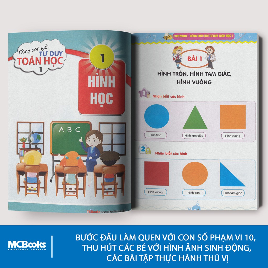 Vietmath Cùng con giỏi tư duy toán học tập 1