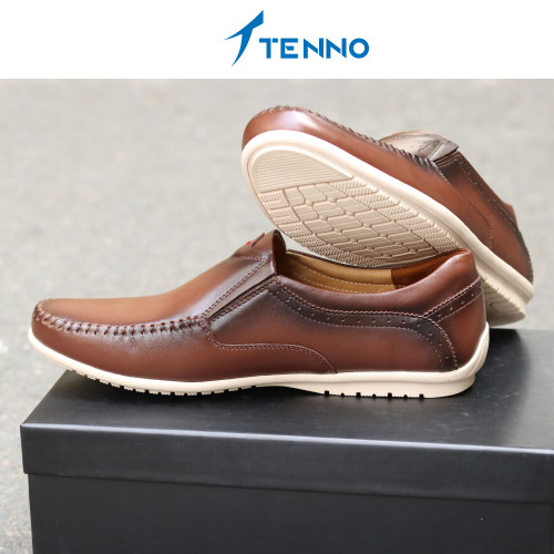 Giày lười nam, giày tây, giày da bò thật, giày da công sở - Tenno - TNC-007