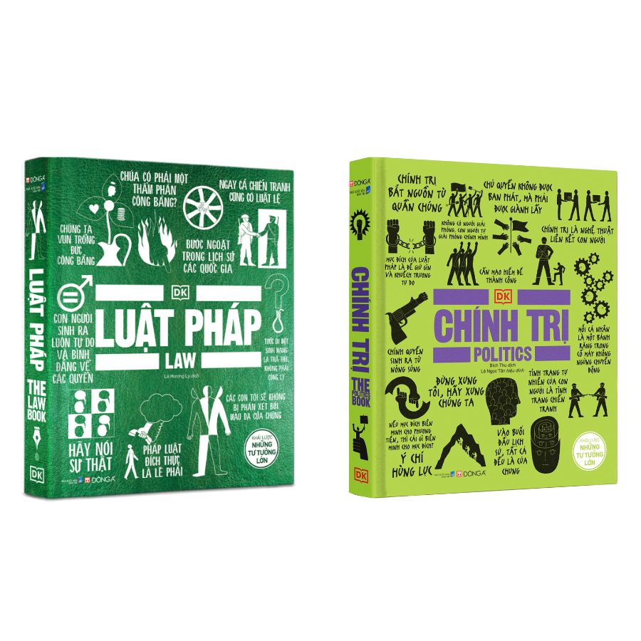 Combo 2 Cuốn Khái Lược Những Tư Tưởng Lớn Luật Pháp Và Các Lĩnh Vực Khác - Luật Pháp - Chính Trị