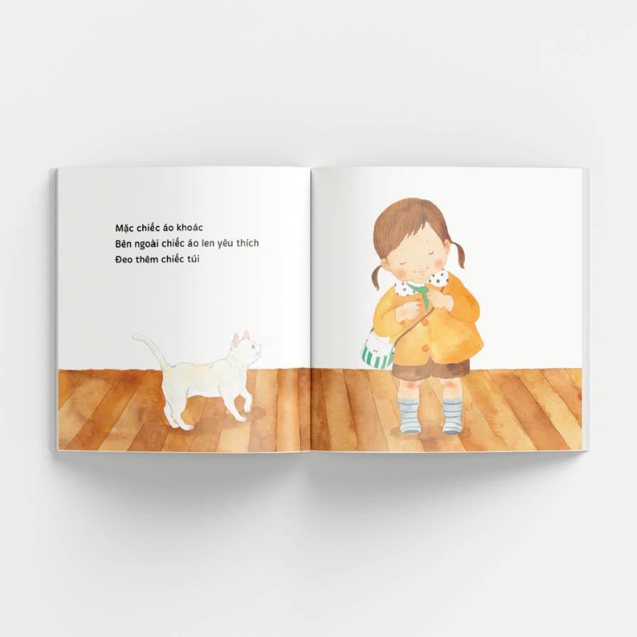 Truyện Tranh Ehon Nhật Bản - Đi Dạo Trên Lá Vàng Mùa Thu