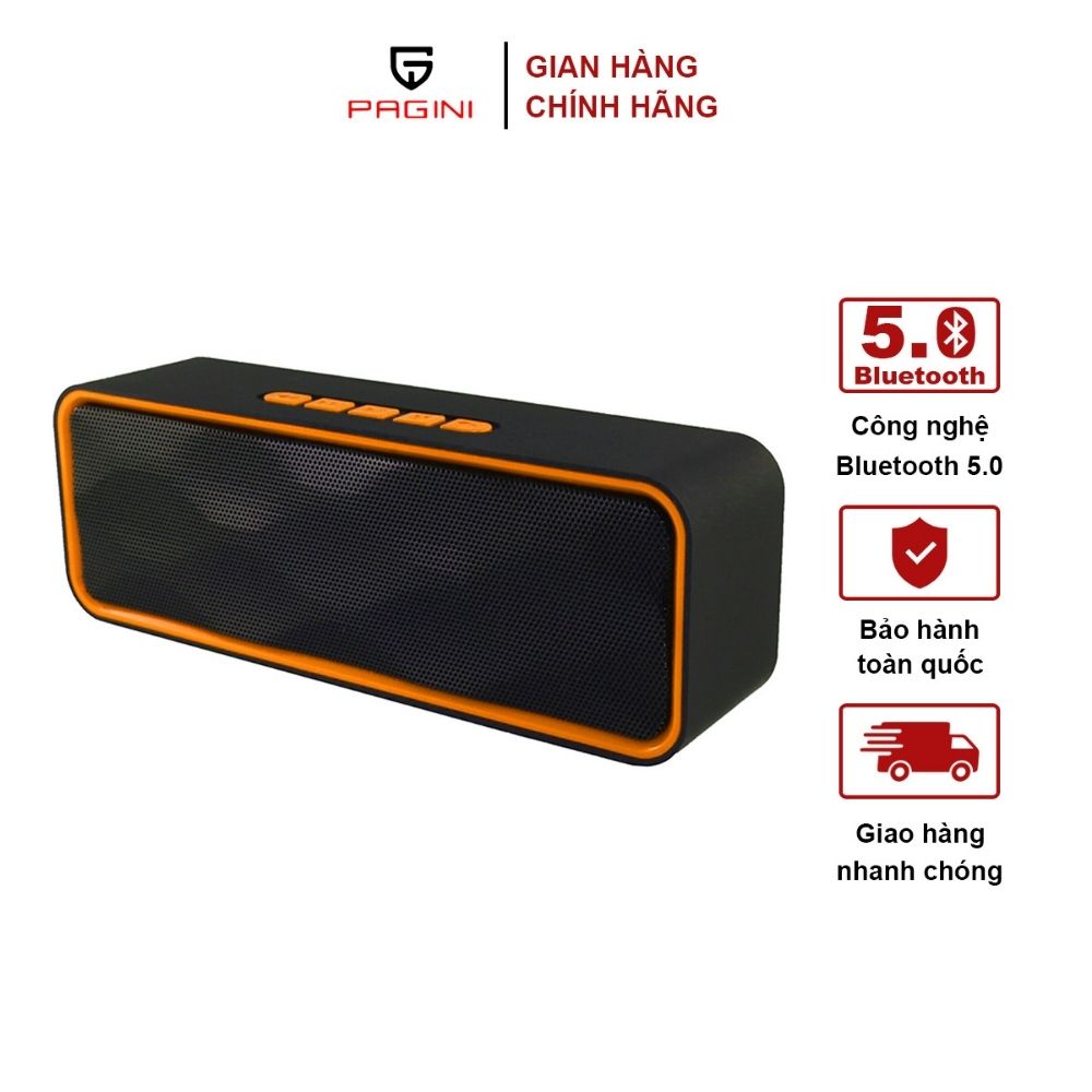 Loa bluetooth không dây PAGINI SC211 – Âm thanh sống động – Có thể kết nối bluetooth, thẻ nhớ USB vô cùng tiện lợi – Hàng nhập khẩu