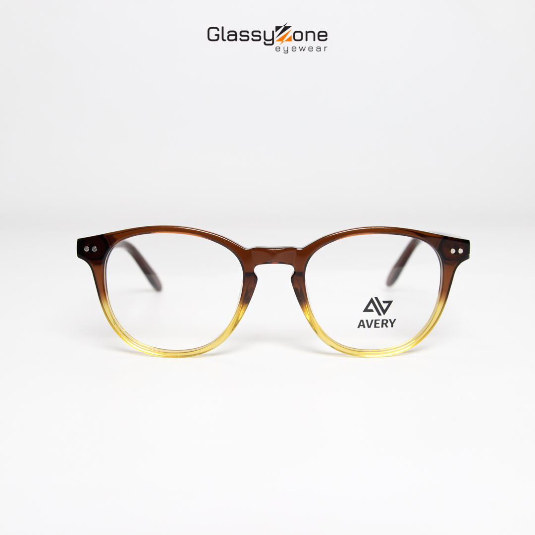 Gọng kính cận, Mắt kính giả cận Acetate Form vuông Nam Nữ Avery 21011 - GlassyZone