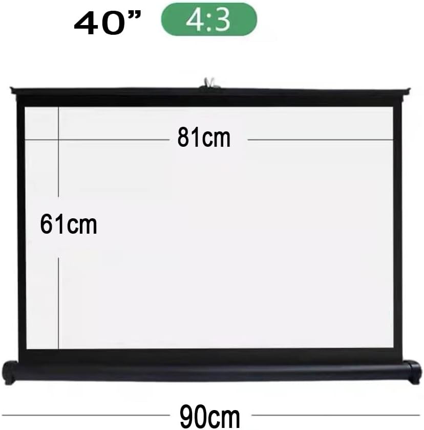 Màn chiếu để bàn Apollo 40 inch, 50 inch, chuyên dành cho máy chiếu mini, gọn nhẹ, di động - Hàng nhập khẩu