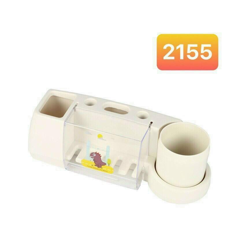 Bộ để bàn chải, ly treo tường 2155
