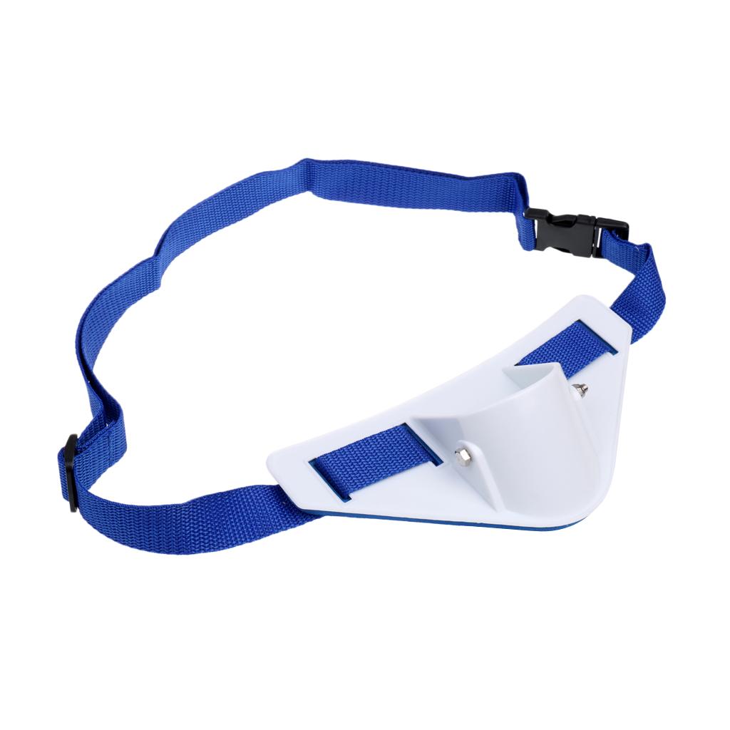Offshore Fishing Fighting Belt Harness Big Game Jigging Rod Holder Belt Blue