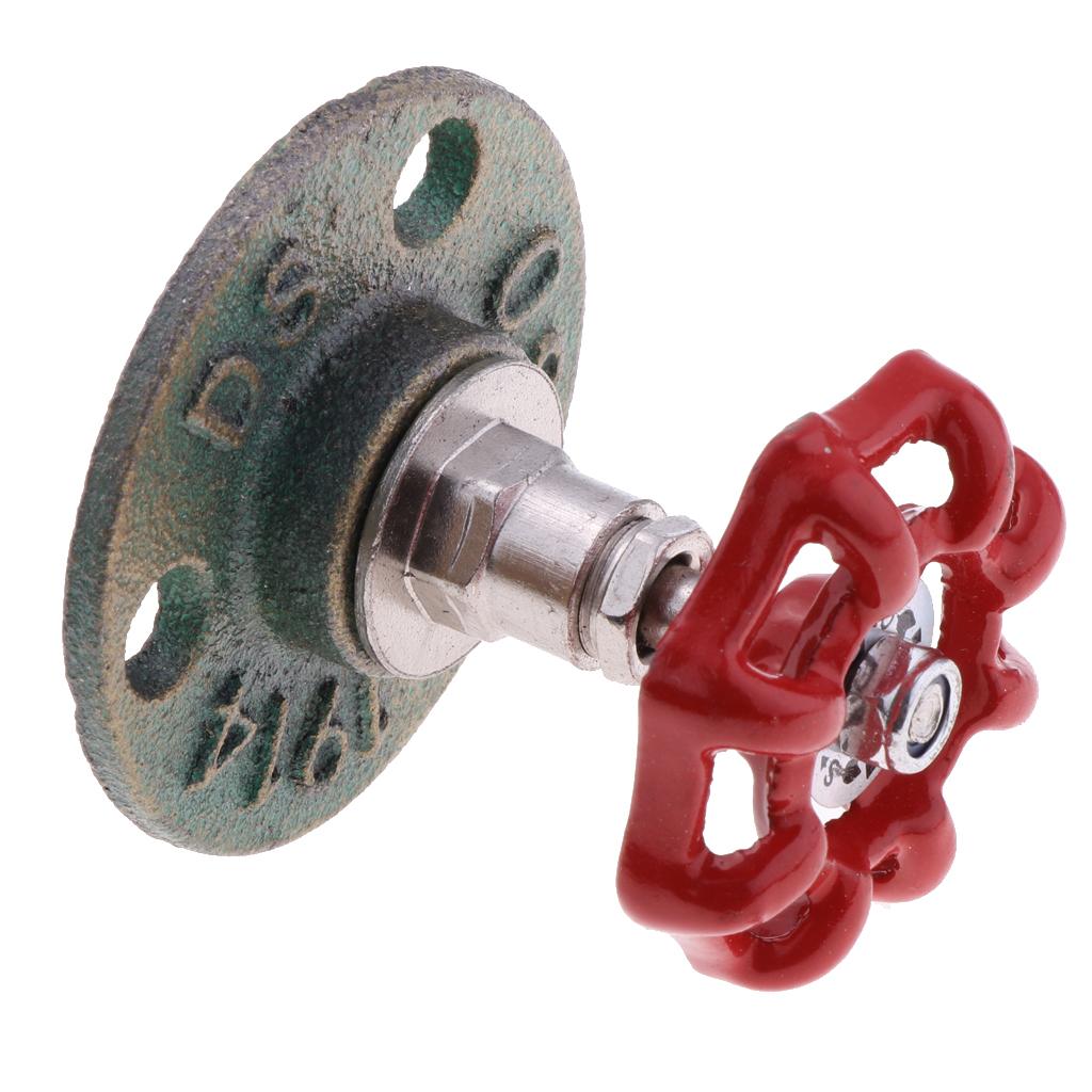 Industrial Rustic Wall Mounted Hand Wheel Hook Coat Hook Key Holder
