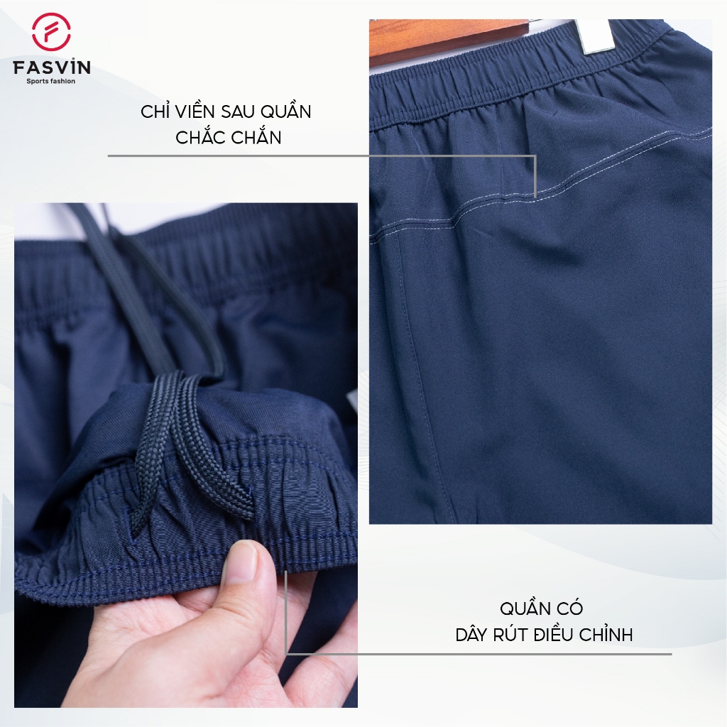 Bộ Quần Áo Gió Nam Thể Thao Fasvin BC25676.HN Chất Vải Gió Chun 02 Lớp Lót Vải Thun Mềm Mại Ấm Áp