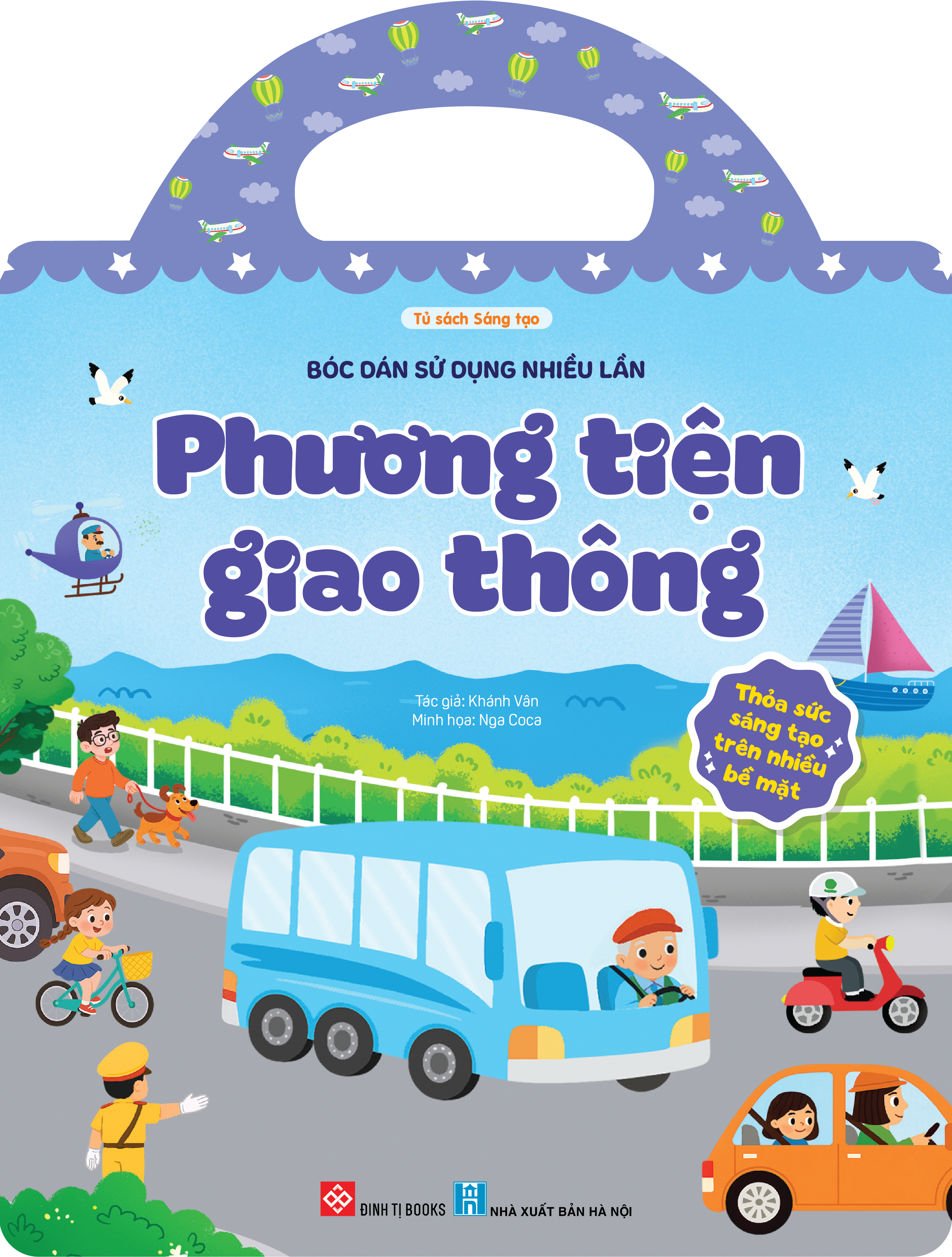 Sách - Bóc Dán Sử Dụng Nhiều Lần - Phương Tiện Giao Thông