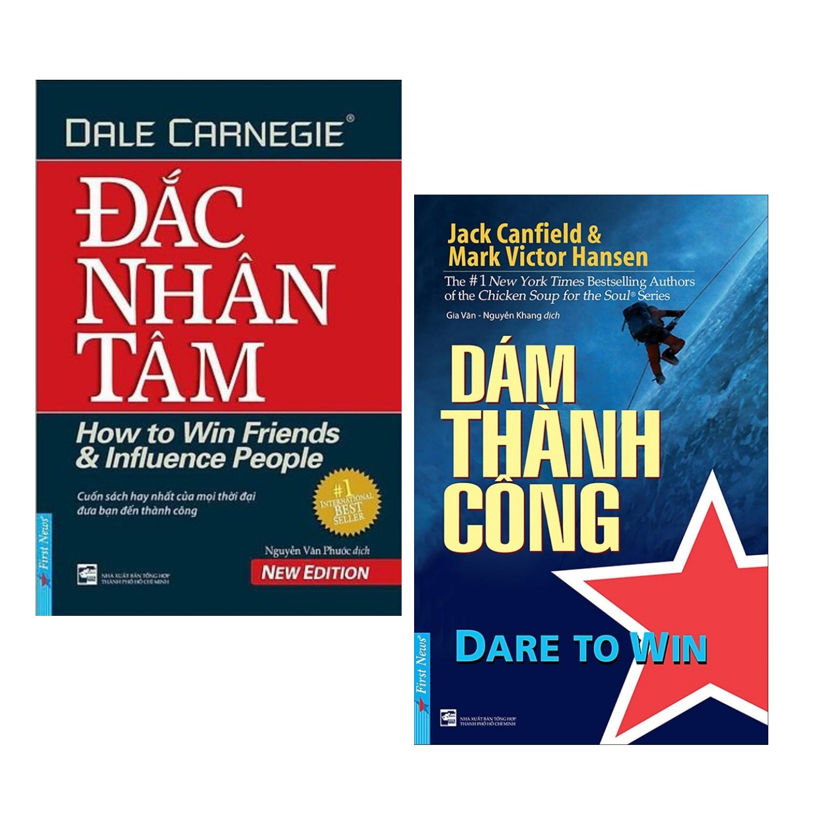 Combo Kĩ Năng Sống Bán Chạy Nhất Thế Giới: Dám Thành Công + Đắc Nhân Tâm / Tư Duy Sống Đẹp