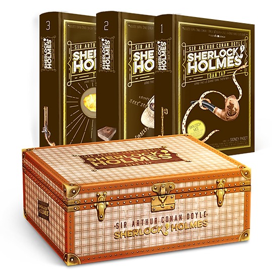 Sherlock Holmes Toàn Tập (3 Tập - Bìa Cứng - Hộp Ngang) - Tặng Kèm Sổ Tay