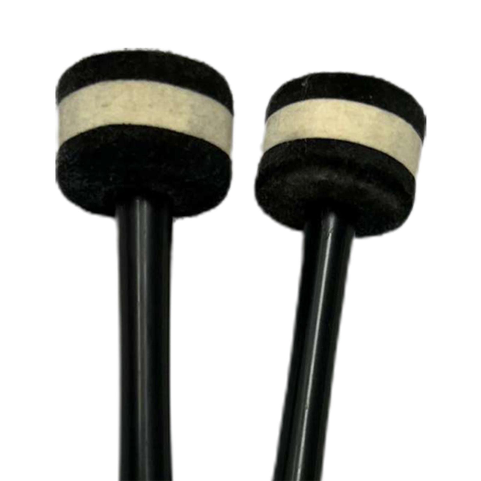 2 Pieces Drum Mallet Felt Mallet for Gong Woodblock Drum Bells