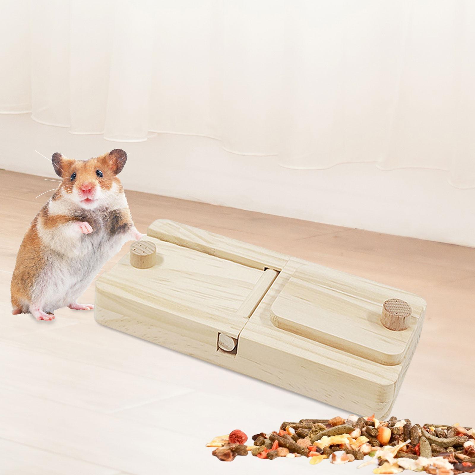 Hamster Foraging Toy Rabbit Chew Toy for Rabbits Food Foraging Toy Foraging Toy for Small Animals Wooden