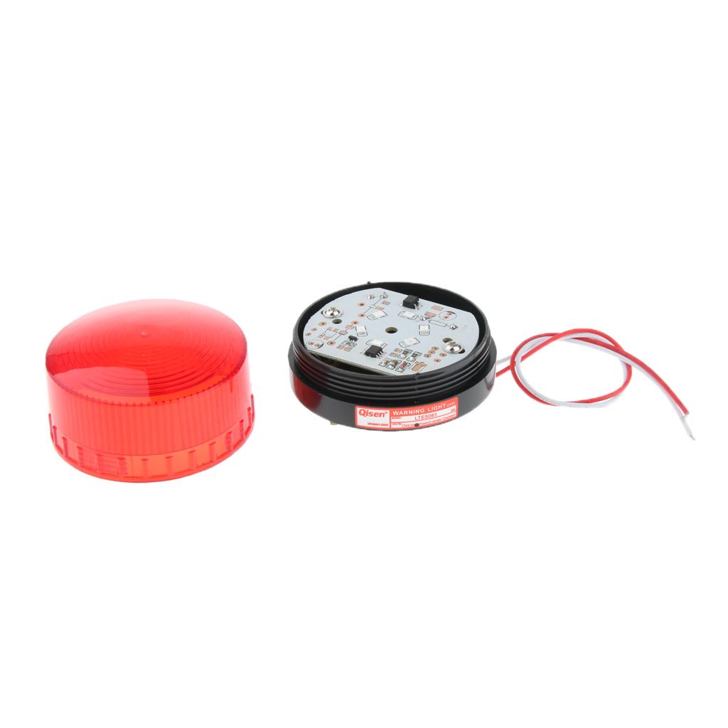 2 Pieces/pack 24V Always-On Warning Beacon Lights, Red