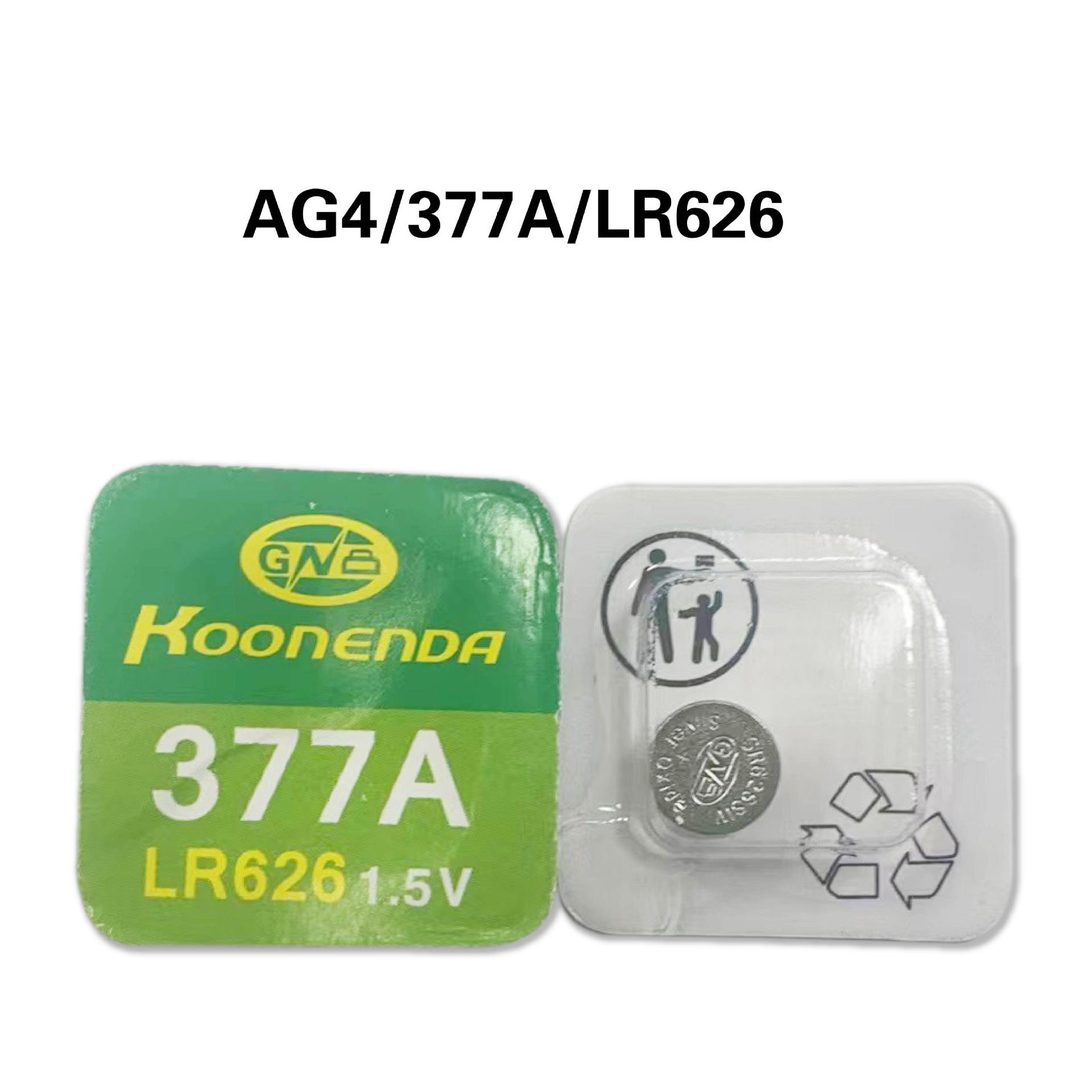 Pin đồng hồ 377 / SR626SW / LR626SW / AG4 / 377A / CX66W (Viên lẻ - Giá 1 viên)