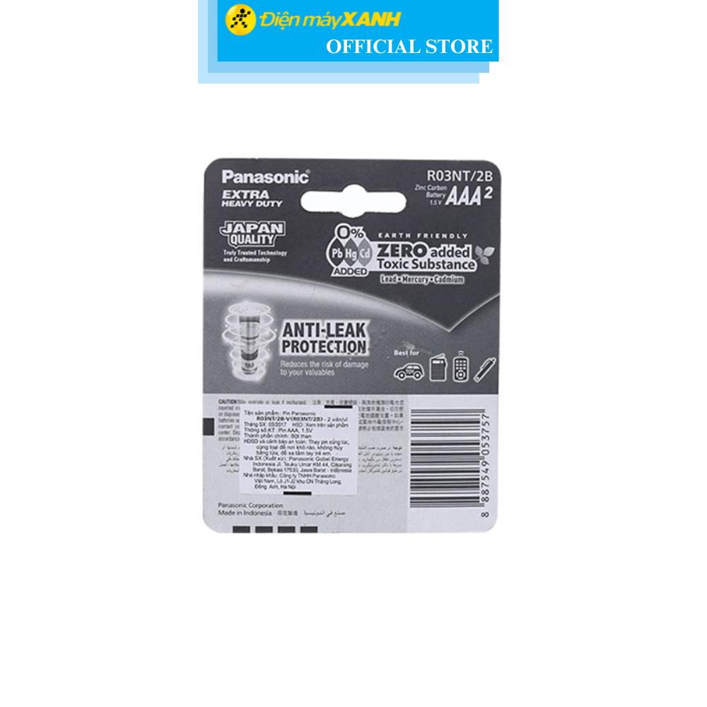 PIN PANA MANGANESE AAA R03NT/2B-V - Hàng Chính Hãng