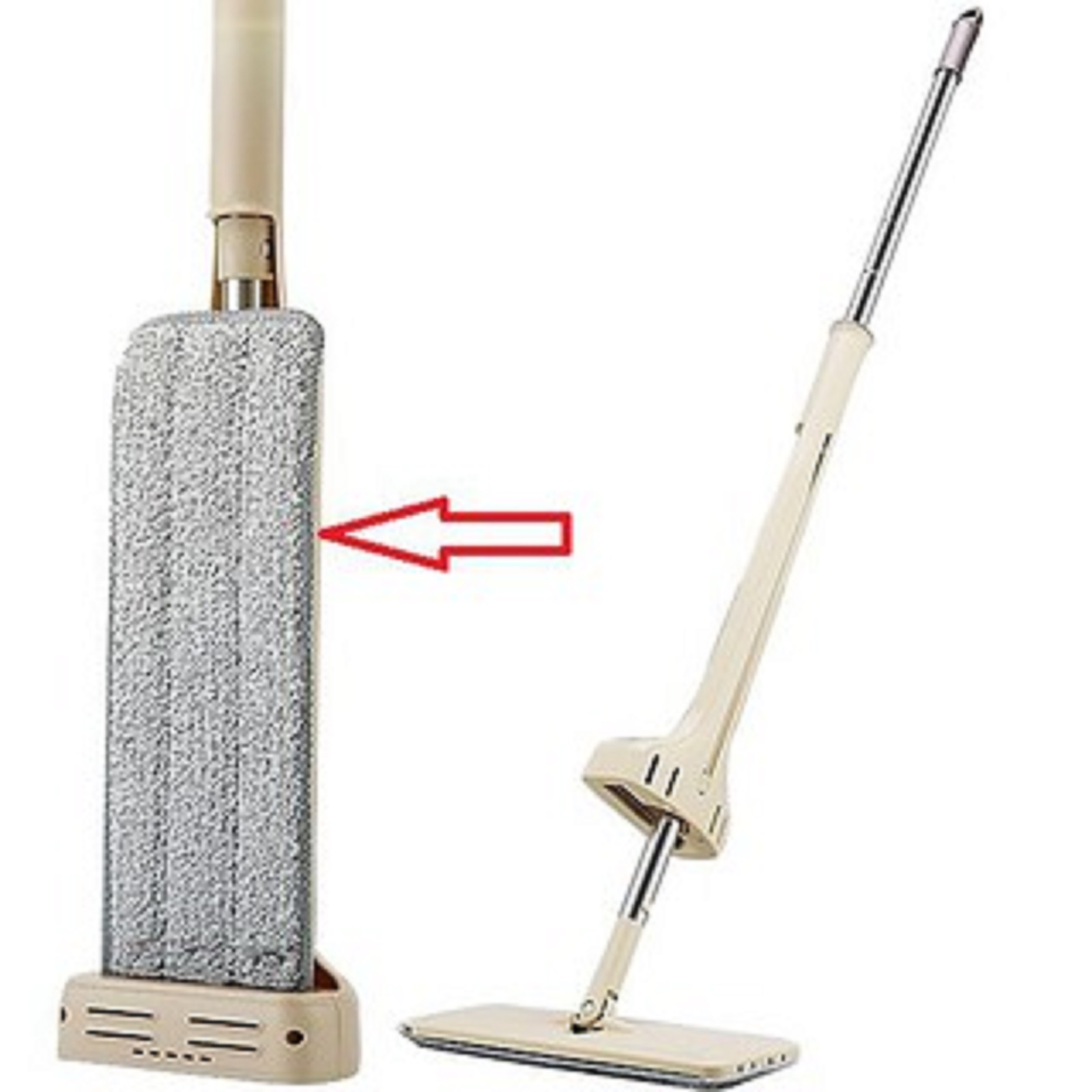 Combo 5 Miếng Cây Lau Nhà Tự Vắt Bông lau Hình Chữ Nhật