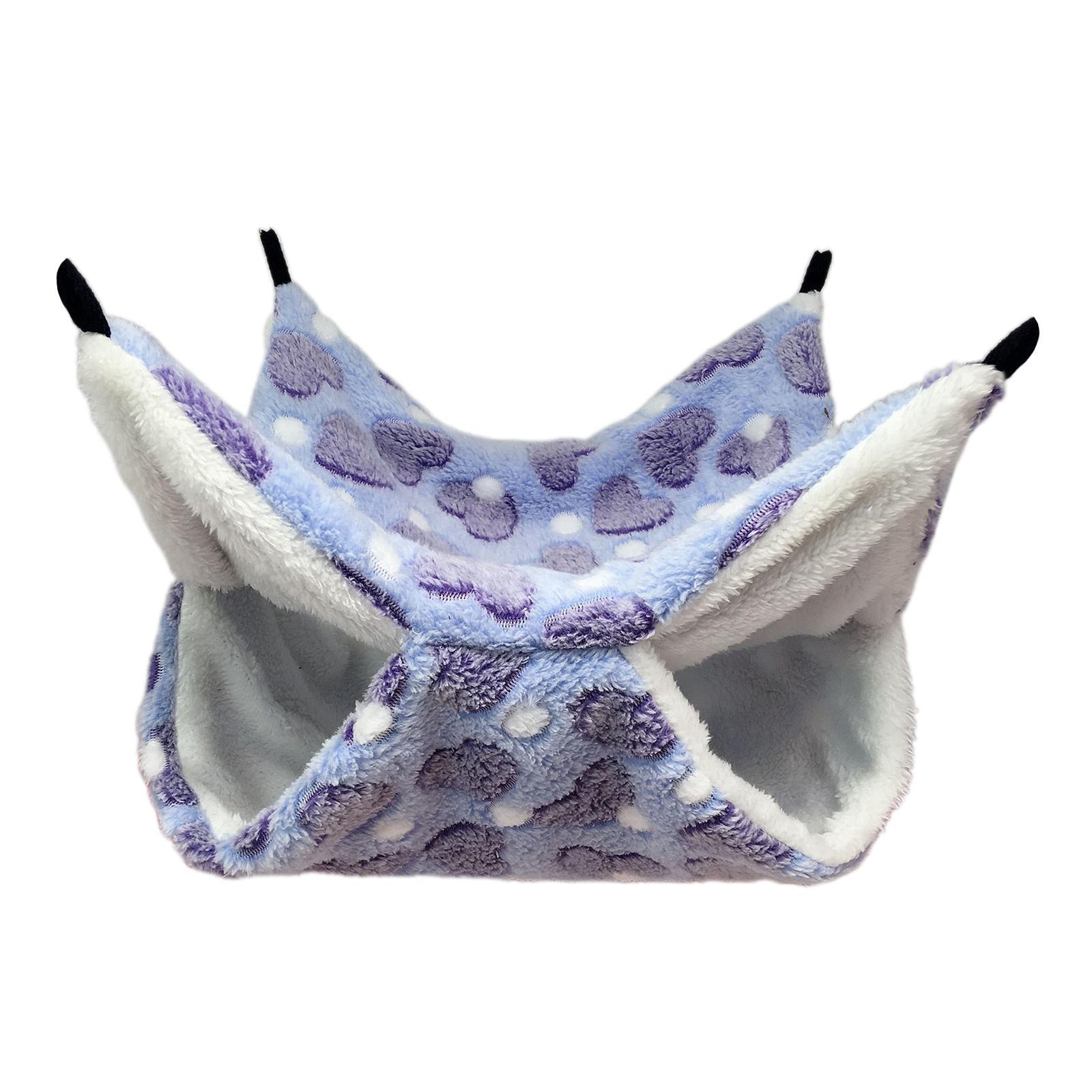 Hamster Hammock Bed Bedding Sleeping Warm Playing for Small Pet Parrot