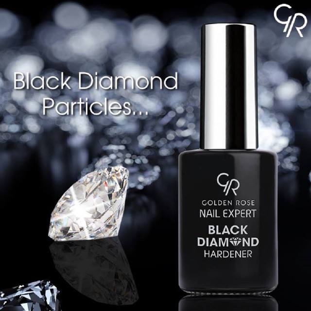 Sơn Dưỡng Cứng Móng Cao Cấp Golden Rose Black Diamond