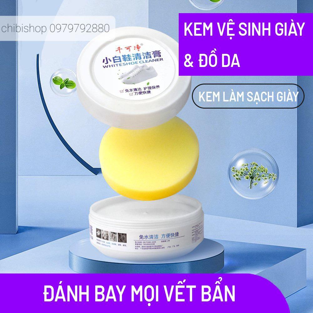 Kem vệ sinh giày da, ba lô, túi xách không cần nước