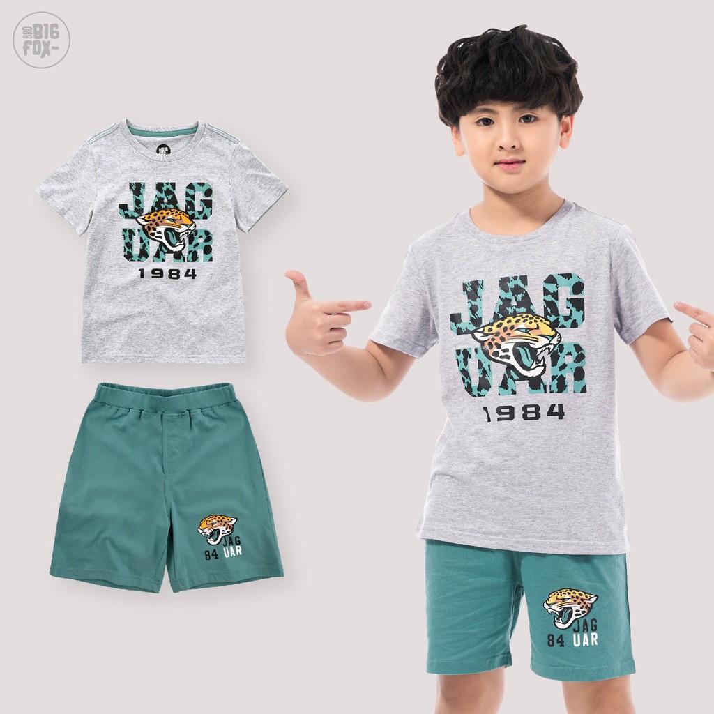 Quần Áo Bé Trai Size Đại Bigfox, Bộ Cộc Tay Trẻ Em Mùa Hè Chất Cotton In Nhiều Hình Mã Xuất 002