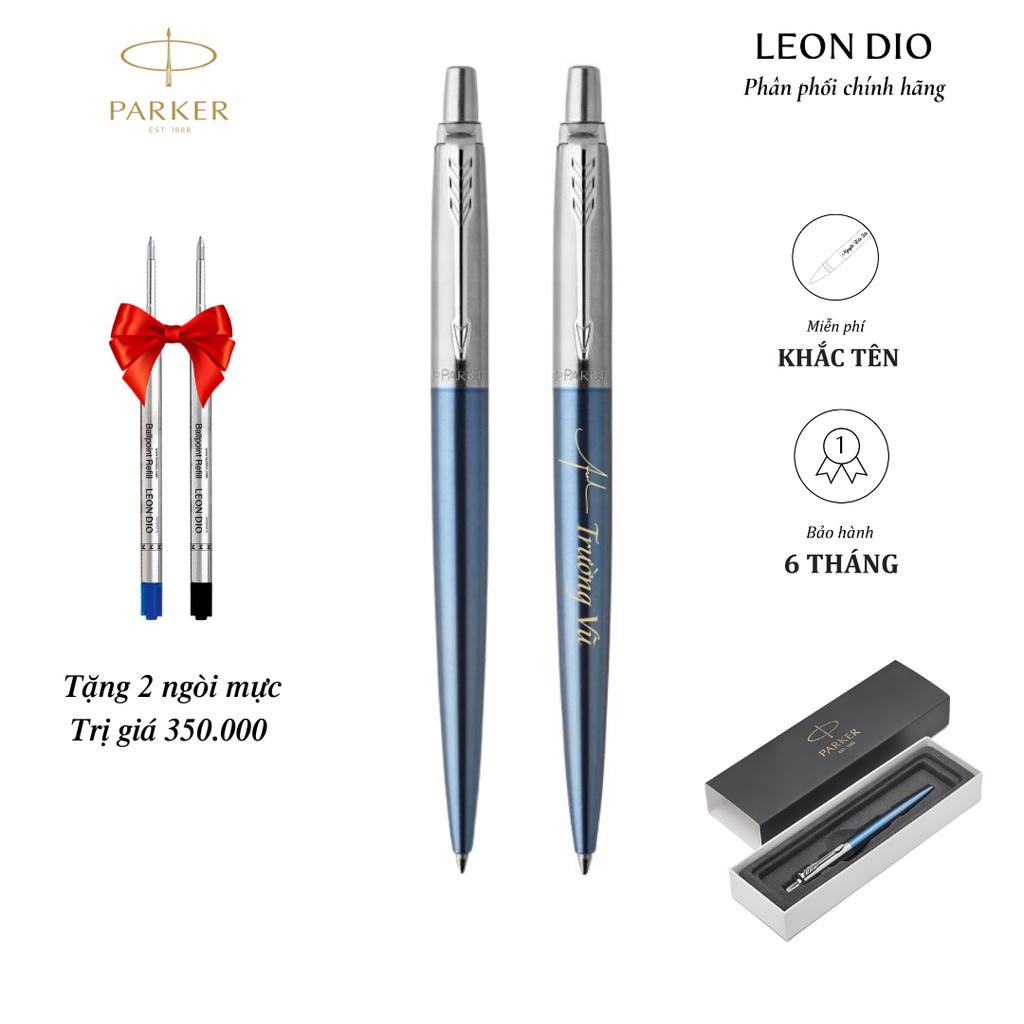 Bút Ký Tên Parker, Viết Bi Kí Cao Cấp Jotter Blue CT TB6-1953411, Khắc Tên Chữ Miễn Phí, Quà Tặng Cho Sếp, Đồng Nghiệp