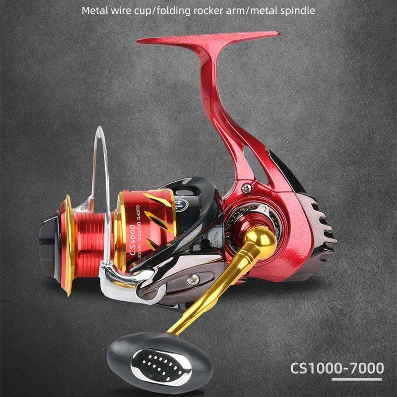 Máy Câu Cá Kim Loại Deukio CS Máy Câu Đứng 1000 Đến 7000 Chuyên Câu Lure AnhNamFishing