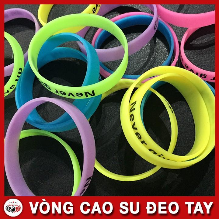 Vòng tay cao su gym - Vòng dạ quang - Vòng tay thể thao