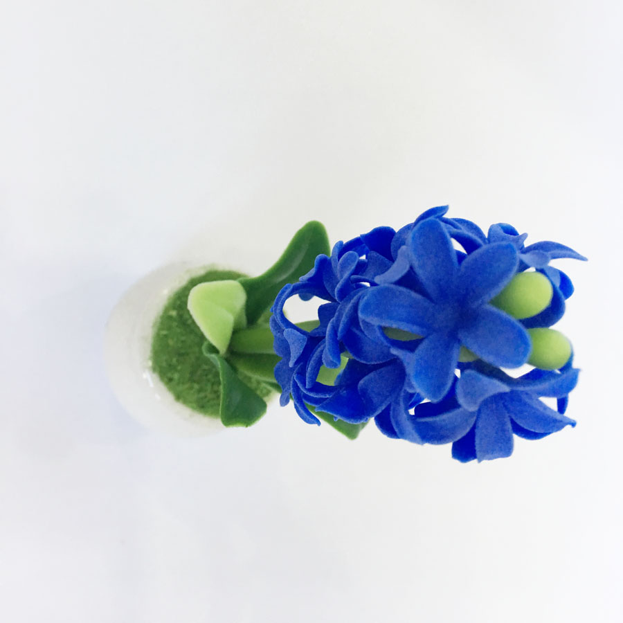 Chậu hoa đất sét mini - Cây dạ lan hương