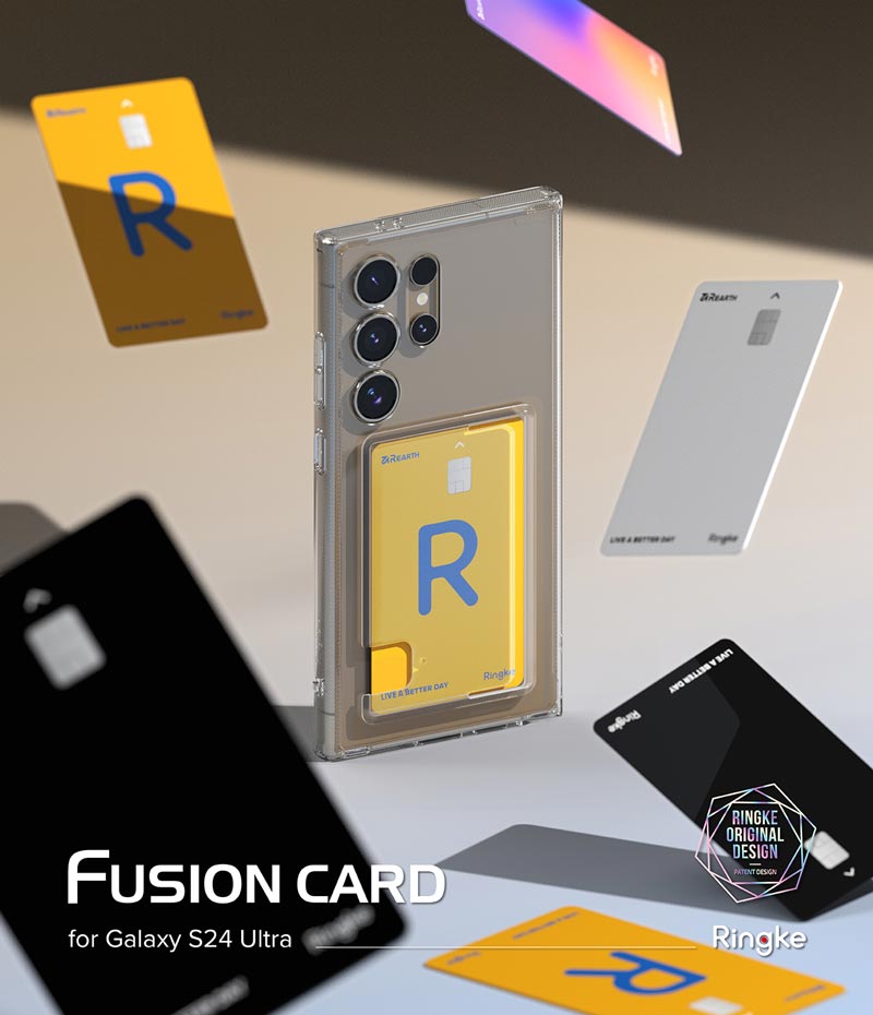 Ốp lưng dành cho Samsung Galaxy S24 Ultra RINGKE Fusion Card_ Hàng chính hãng
