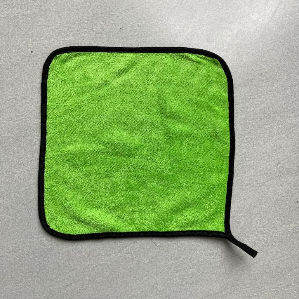 Khăn lau ô tô xe hơi lau bếp 2 lớp cao cấp màu vàng siêu thấm hút không rụng lông