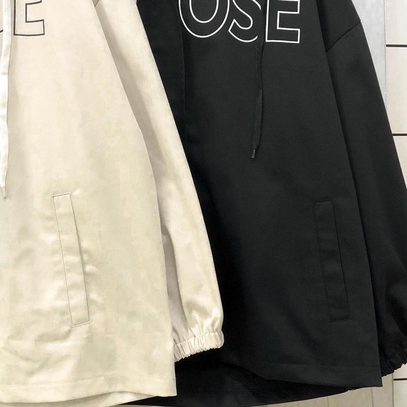 Áo Khoác Jacket Form Rộng CHOOSE Vải Dù Trượt Nước Phong Cách Ulzzang