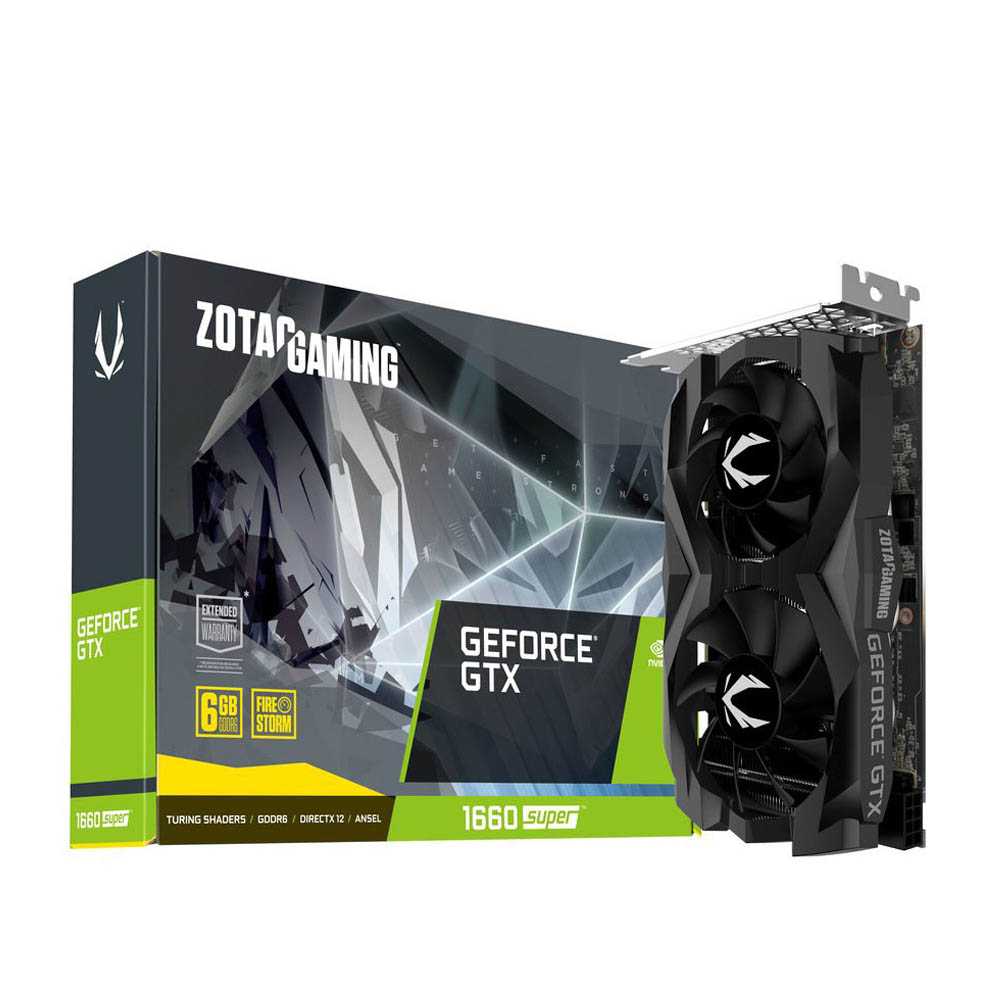 VGA Zotac GTX 1660 Super 6G GDDR6 Twin Fan (ZT-T16620F-10L) - Hàng Chính Hãng